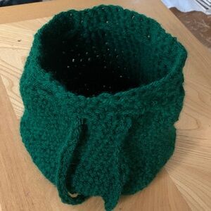 Handmade Green Crochet Bag